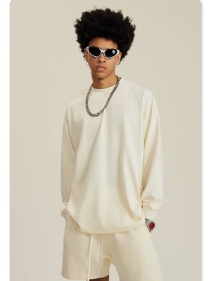 Liber Autumn Neutral wear Solid Color Solid Color T-shirts