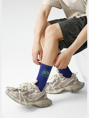Tie-dye Moisture-wicking Breathable Crew 3-Pack Socks