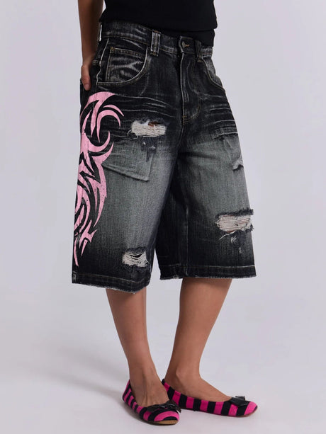Liber Spring Women's Hole Jeans