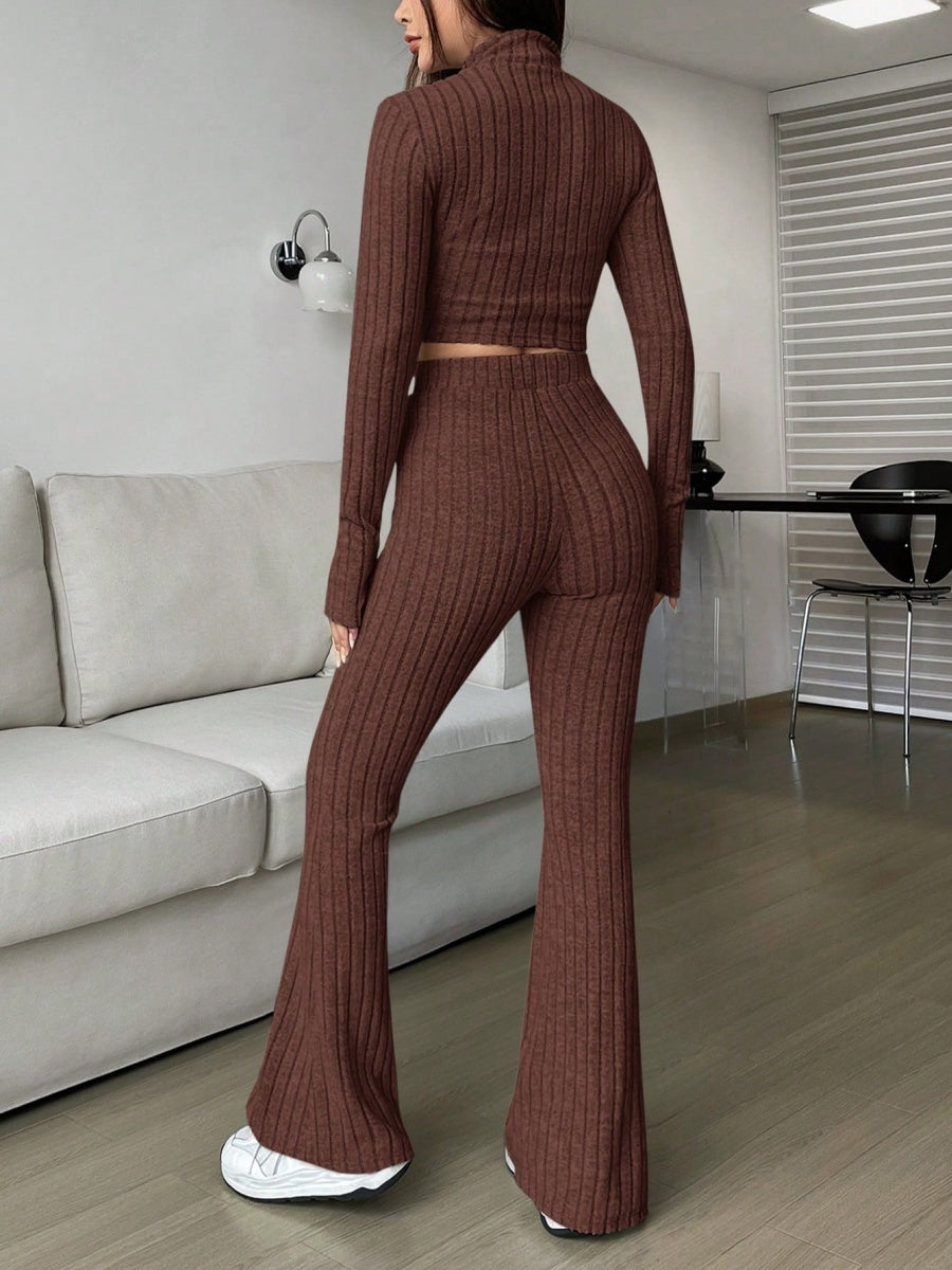 Liber Autumn Women's Zipper 2-piece Sets