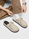 Suede Birkenstock Lace-up Closed-toe Slippers