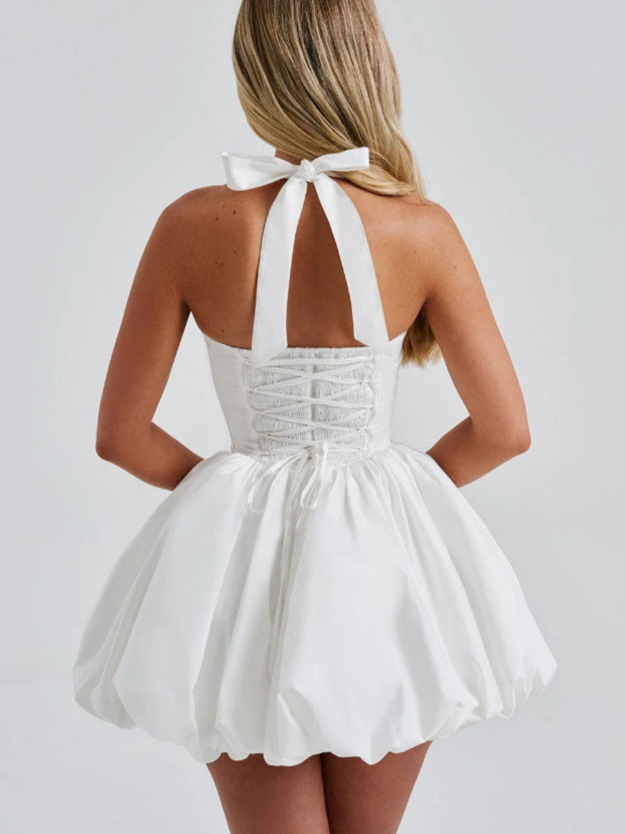 Robes courtes et mini à dos nu et tutu