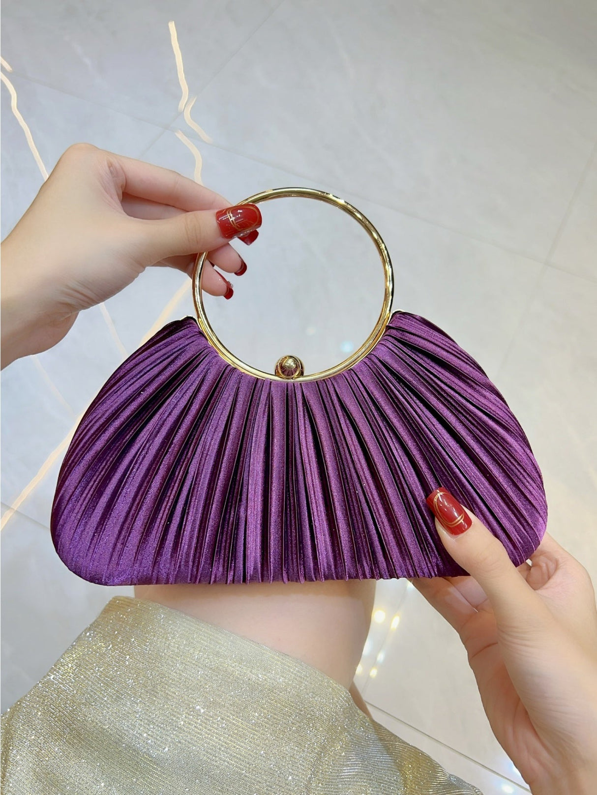 Liber Four Seasons ACC Pleated Bag