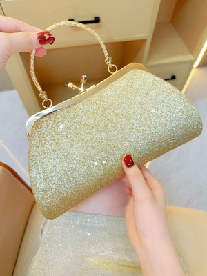 Liber Four Seasons ACC Sequin Diamond Box Bag