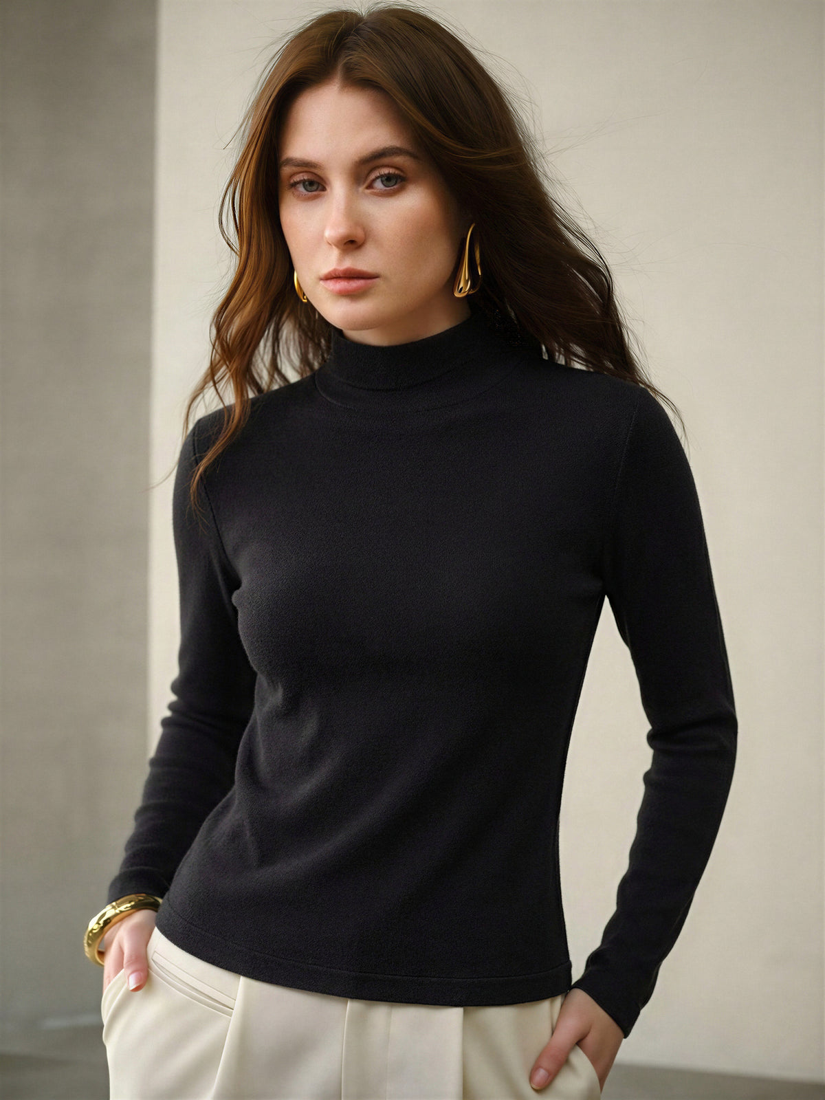Turtleneck Base Layer Sweater