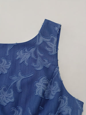 Jacquard Sundress Commuting Mini&Short Dresses