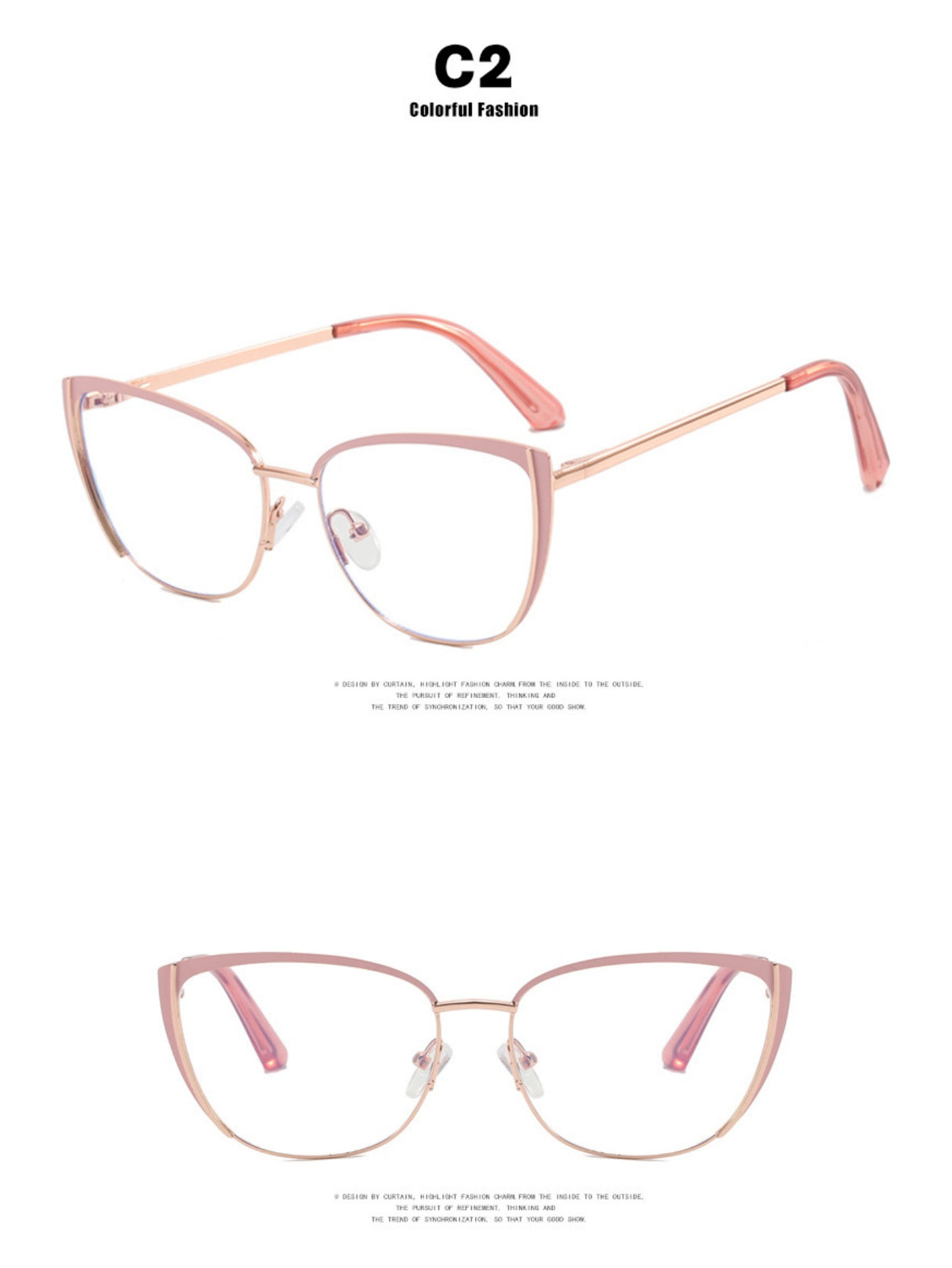 Full-frame Butterfly-shaped Fashion Glasses