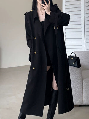 Waist Slimming Mid-length Trench Coats