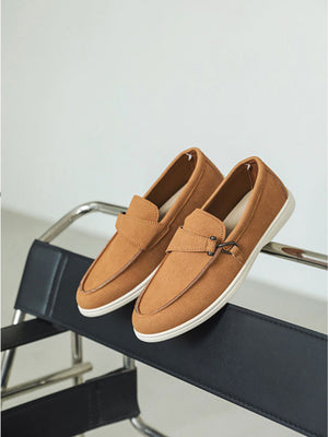 Suede Slip-on Loafers