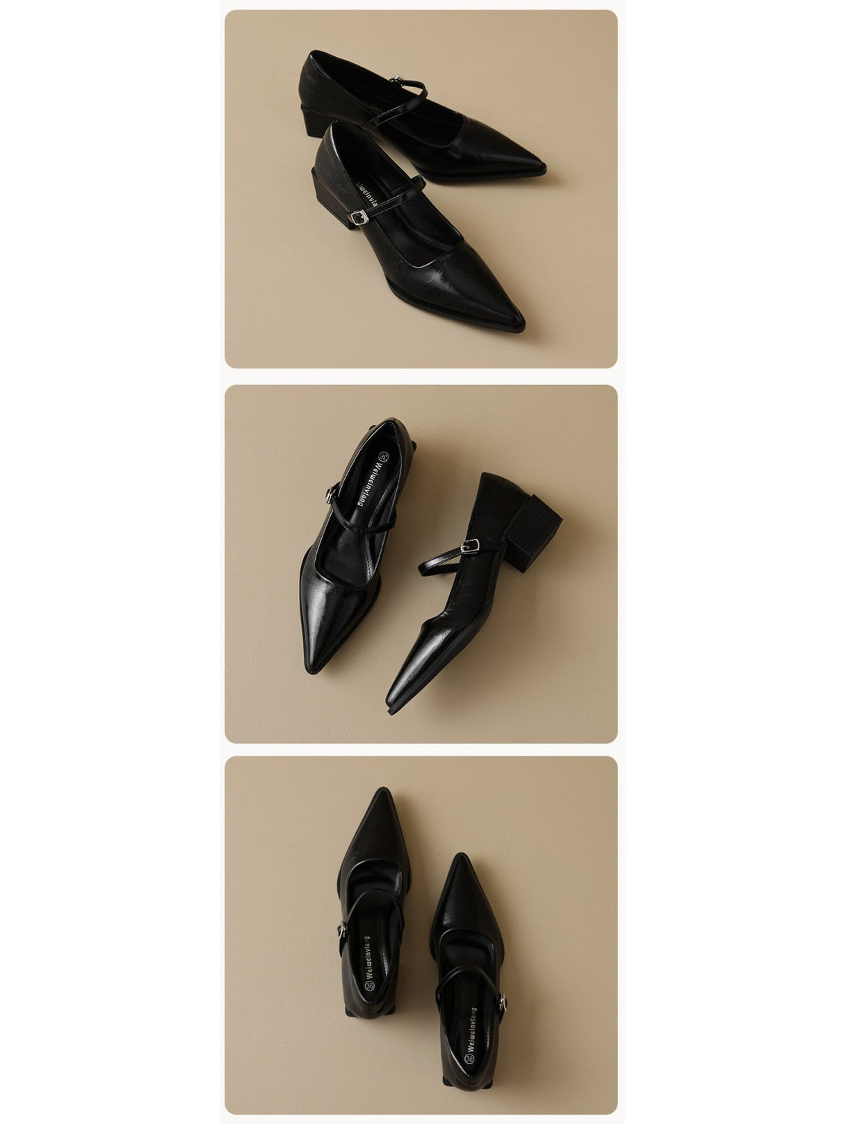 Liber Spring and Autumn Metallic Women's Mary Jane Shoes