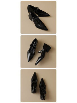 Liber Spring and Autumn Metallic Women's Mary Jane Shoes