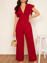 Elegant Jumpsuit With Ruffled Design