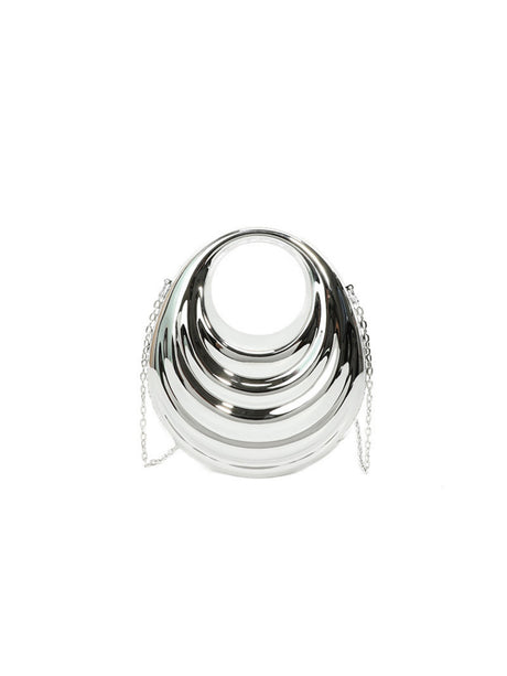 Acrylic Glossy Irregular-shaped Clutch/crossbody Bag For Evening Events