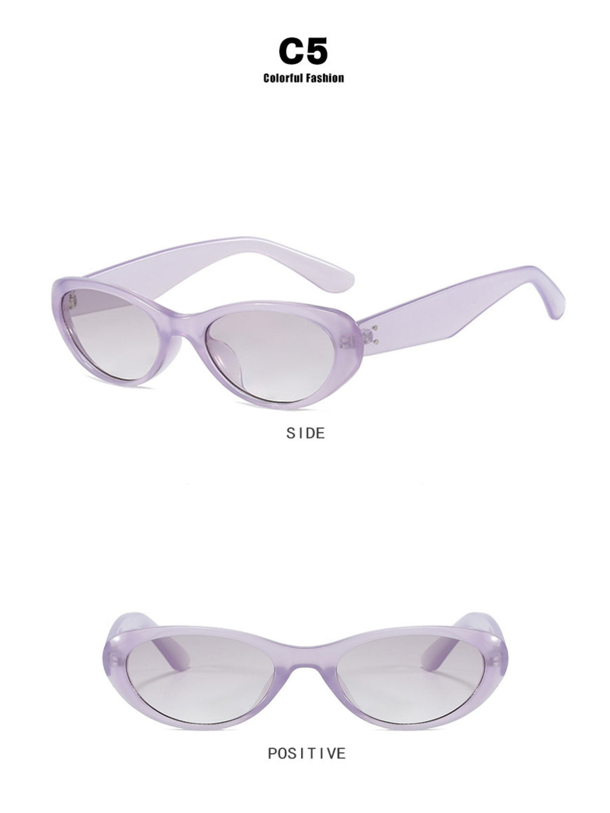 Full-frame Cat-eye Sunglasses