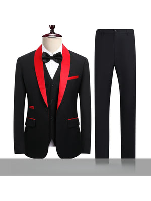 Business Leisure Suit Slim-fit Set 3-piece Sets