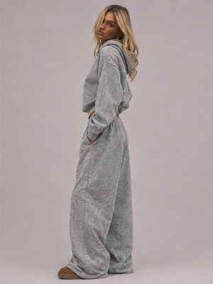 Sports Suit Women's Fashion Casual Sports Suit Straight Leg Pants Hoodie