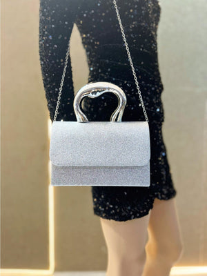 Liber Four Seasons ACC Sequined Small Square Bag