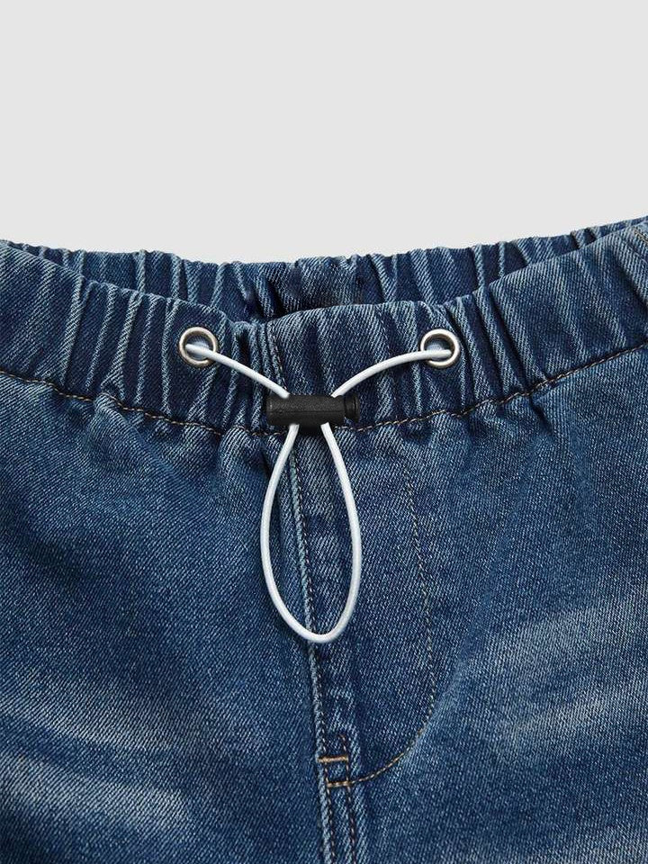Liber Winter Women's Old, Wash water, Pleats Jeans