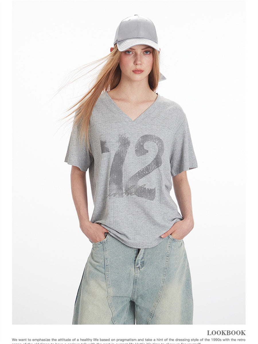 Liber Summer Women's Letters/Numbers/Words T-shirts