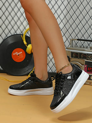 Sequined Women's Sneakers