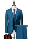 Slim-fit Business Suit Set 3-piece Sets