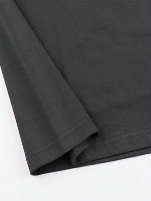 Casual And Versatile 3D Letter Pattern T-shirt
