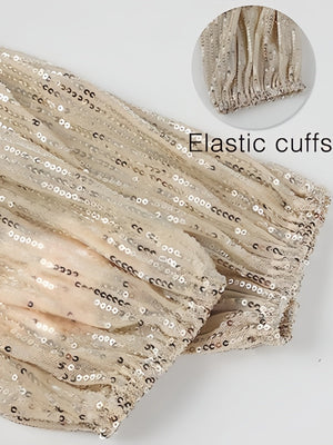 Basic Sequins Bandage Party Short Dress