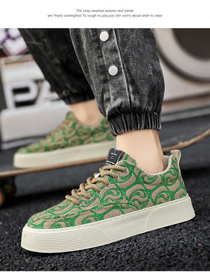Liber Four Seasons Printed Men's Casual Sneakers