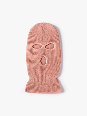 Cagoule en maille style hip-hop, bonnet masque à œil ouvert, masque de ski d'hiver pour le cyclisme