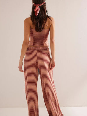 Sexy Slim Fit Casual Striped Suit