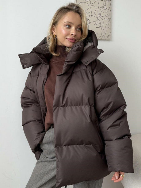 Loose Hooded Jacket Keep Warm Winter Coats