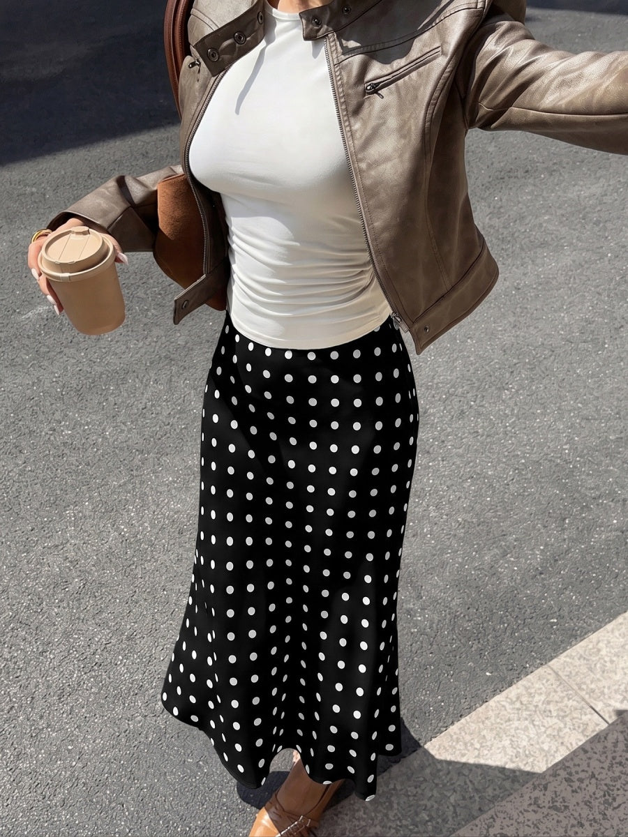 Fish Tail Polka Dots Polka Dots Skirts