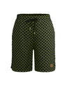 Herringbone Pattern Breathable Stretch Five Points Shorts