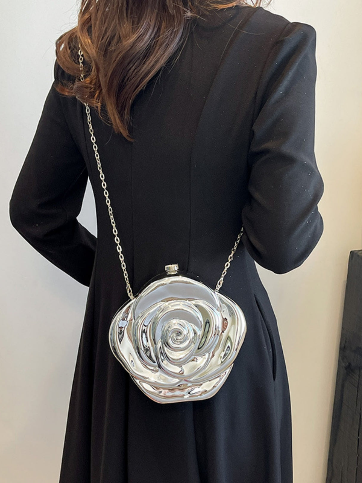 Floral Evening Shoulder Bag