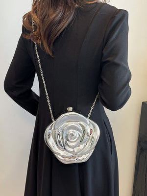 Floral Evening Shoulder Bag
