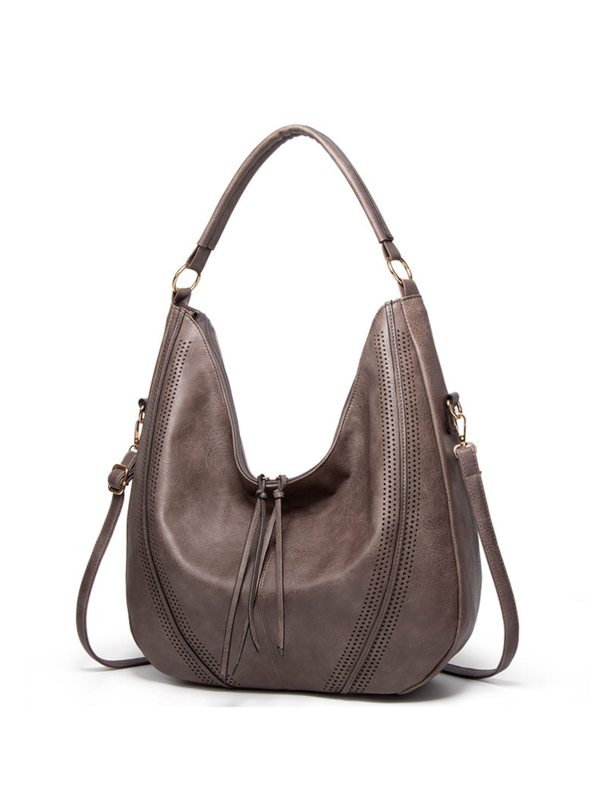 Tassel Openwork Shoulder Bag