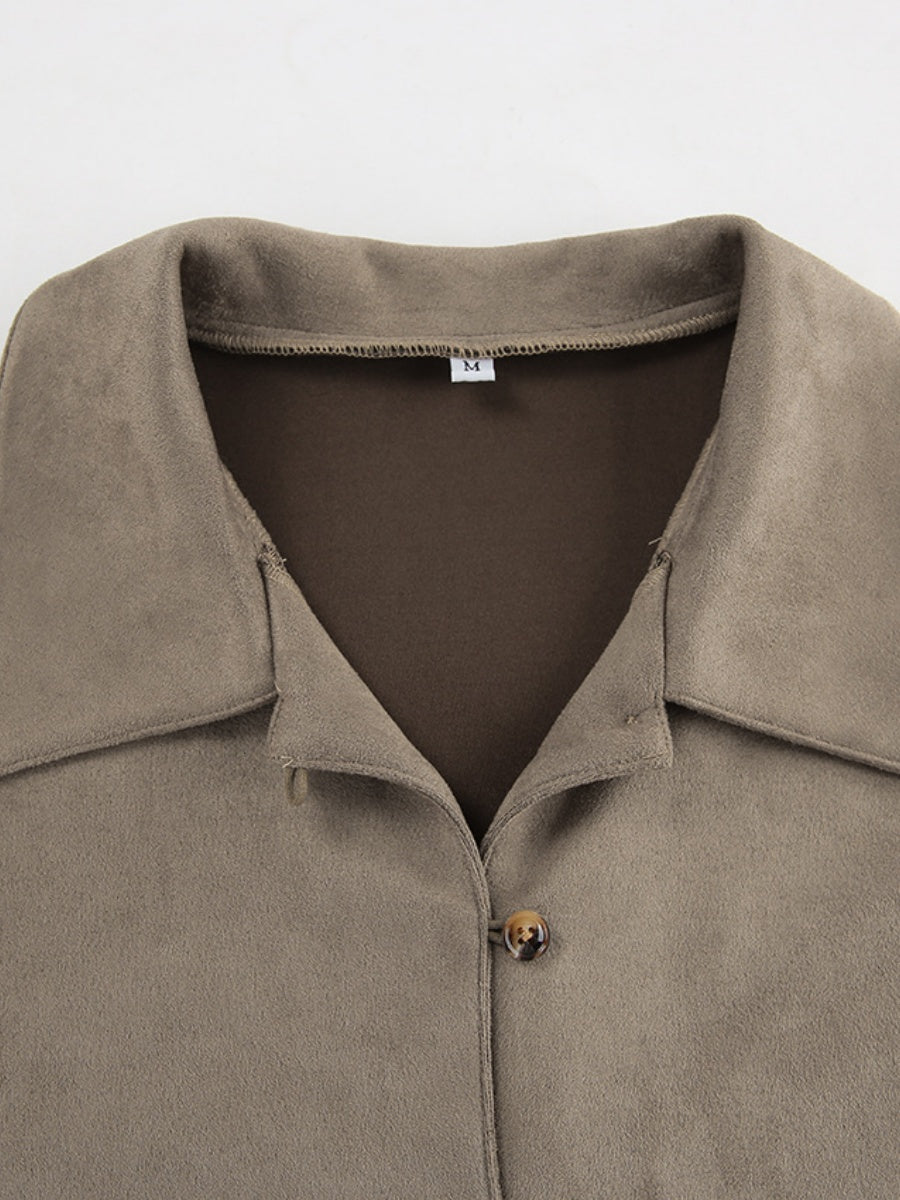 Liber Autumn Women's Buttons Solid Color Jackets