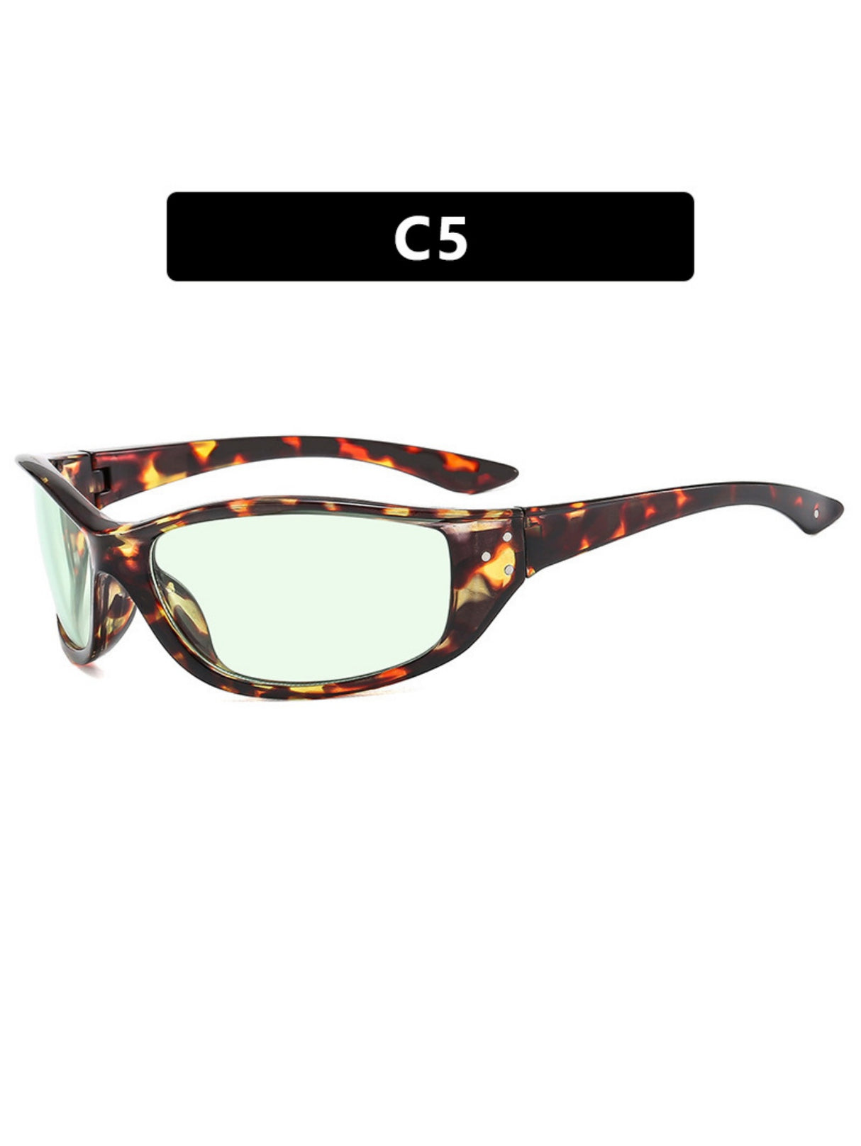 Full-rimmed, Uniquely Shaped Fashion Glasses