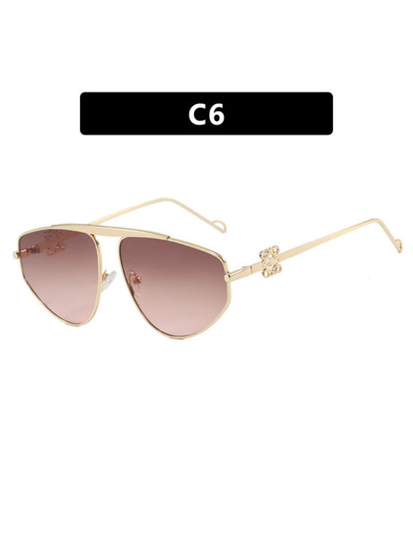 Frameless Aviator Sunglasses