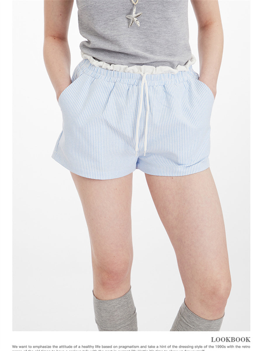 Liber Summer Women's Lace up Shorts