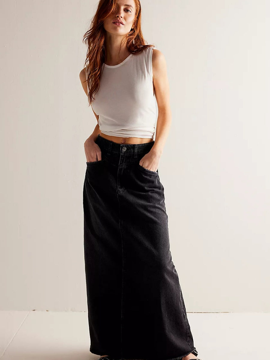 Liber Summer Women's Solid Color Jeans