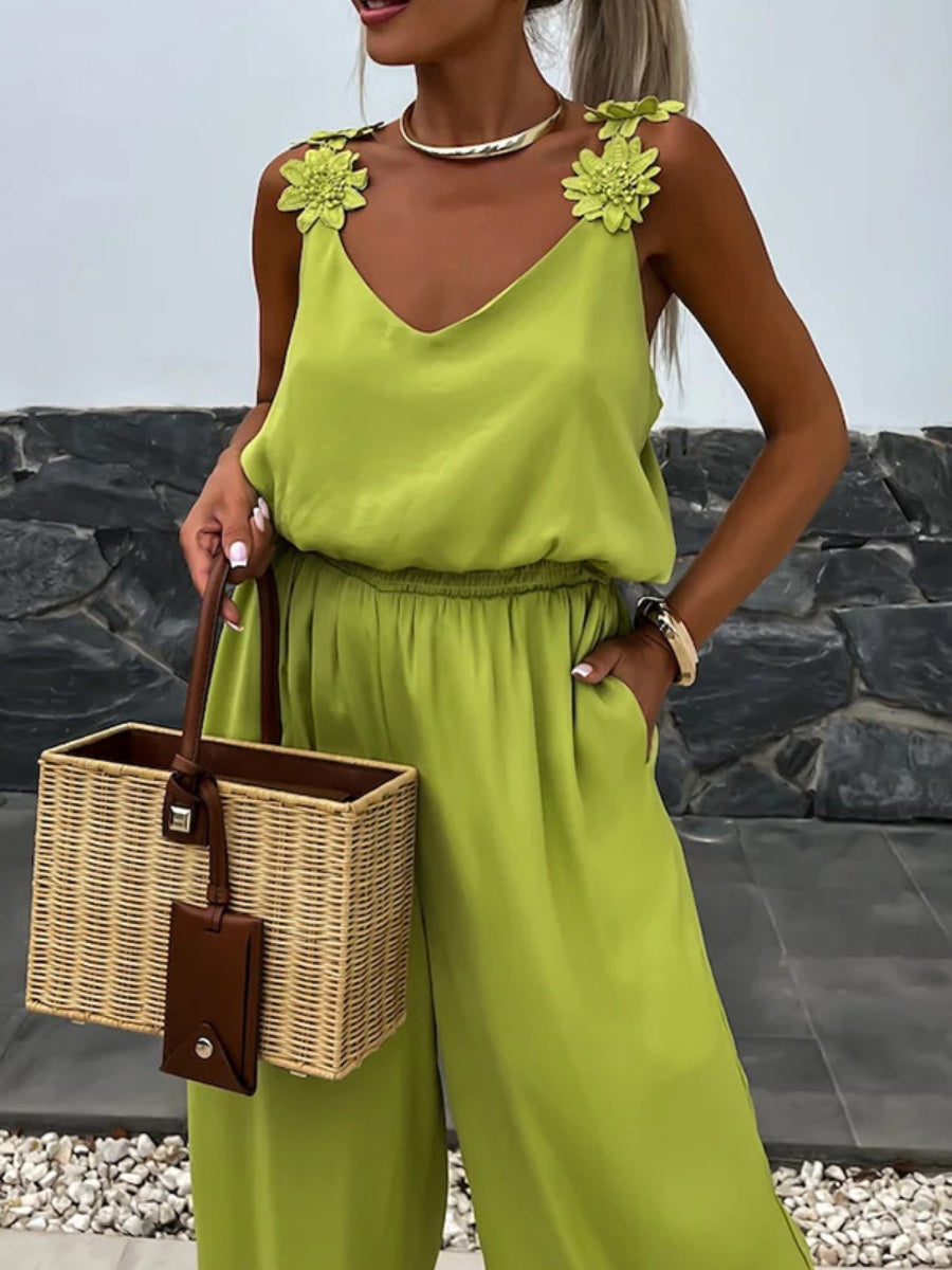 Loose-fit Pocket Jumpsuits