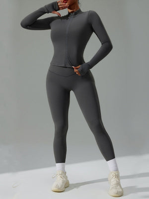 Tight Fit Yoga Sports Quick-drying Three-piece Gym Outfit