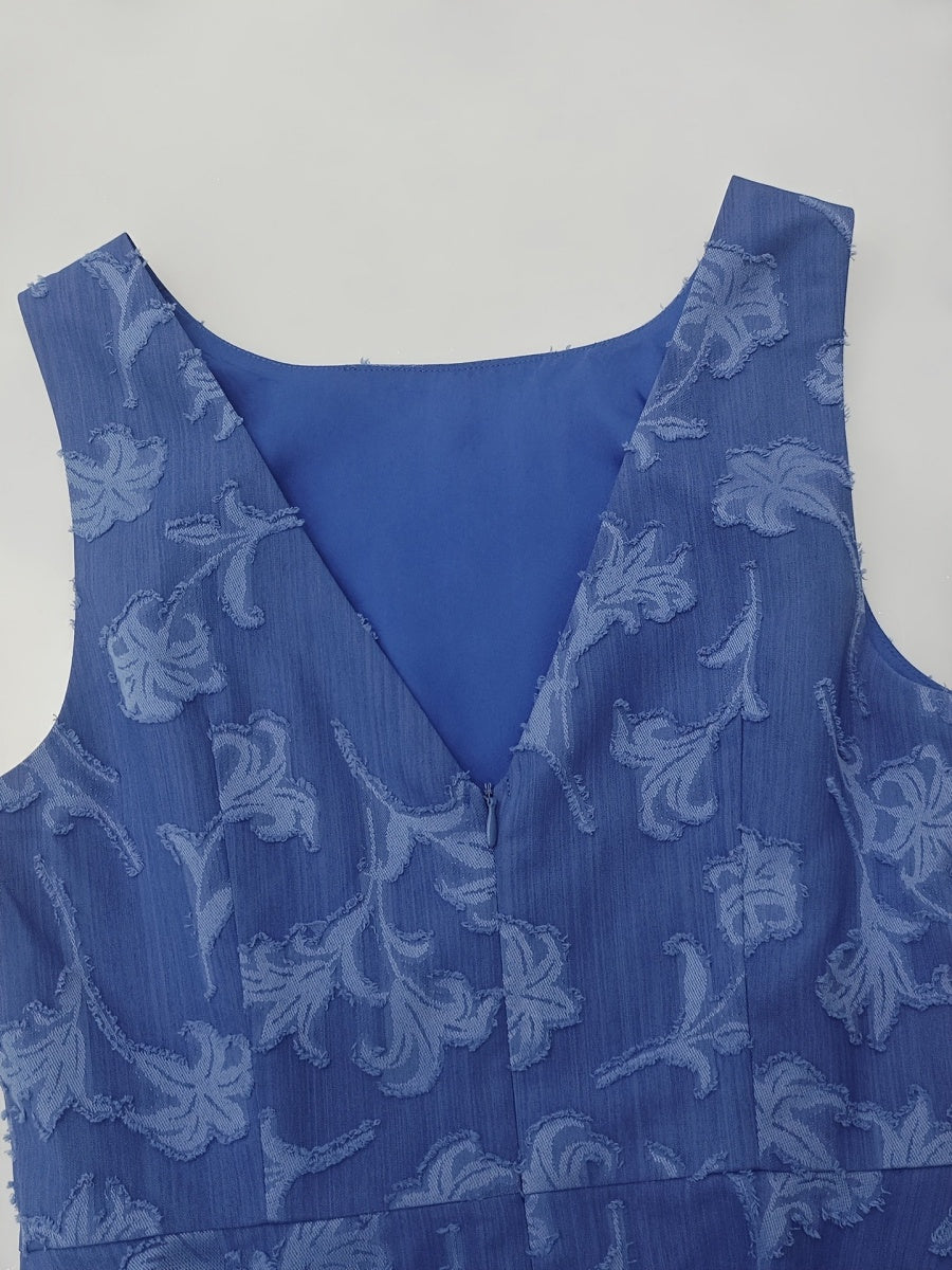 Jacquard Sundress Commuting Mini&Short Dresses