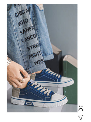 Liber Four Seasons Colorblock Canvas Men's Casual Sports Shoes