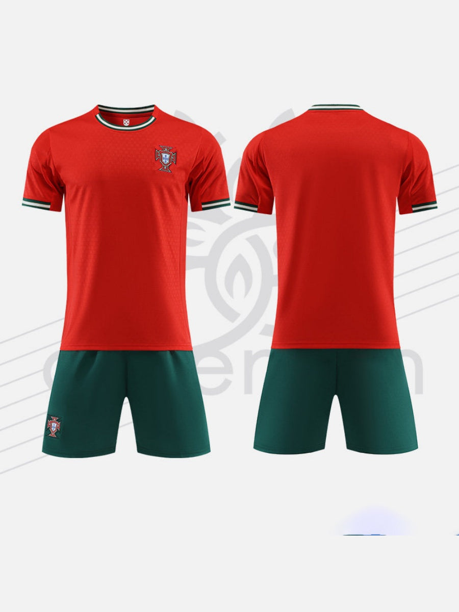 World Cup National Team Football Two-piece jersey and shorts set, Unisex