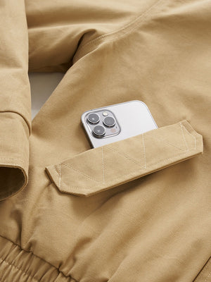 Removable Lapel Plush Contrasting Colors Jackets Coat