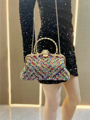 Liber Four Seasons ACC Rivet Diamond Shell Bag