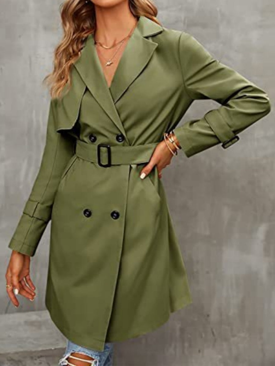 Belt Mid-length Trench Coats