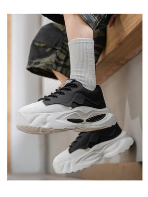 Liber Four Seasons Colorblock Thick-soled Men's Casual Sports Shoes